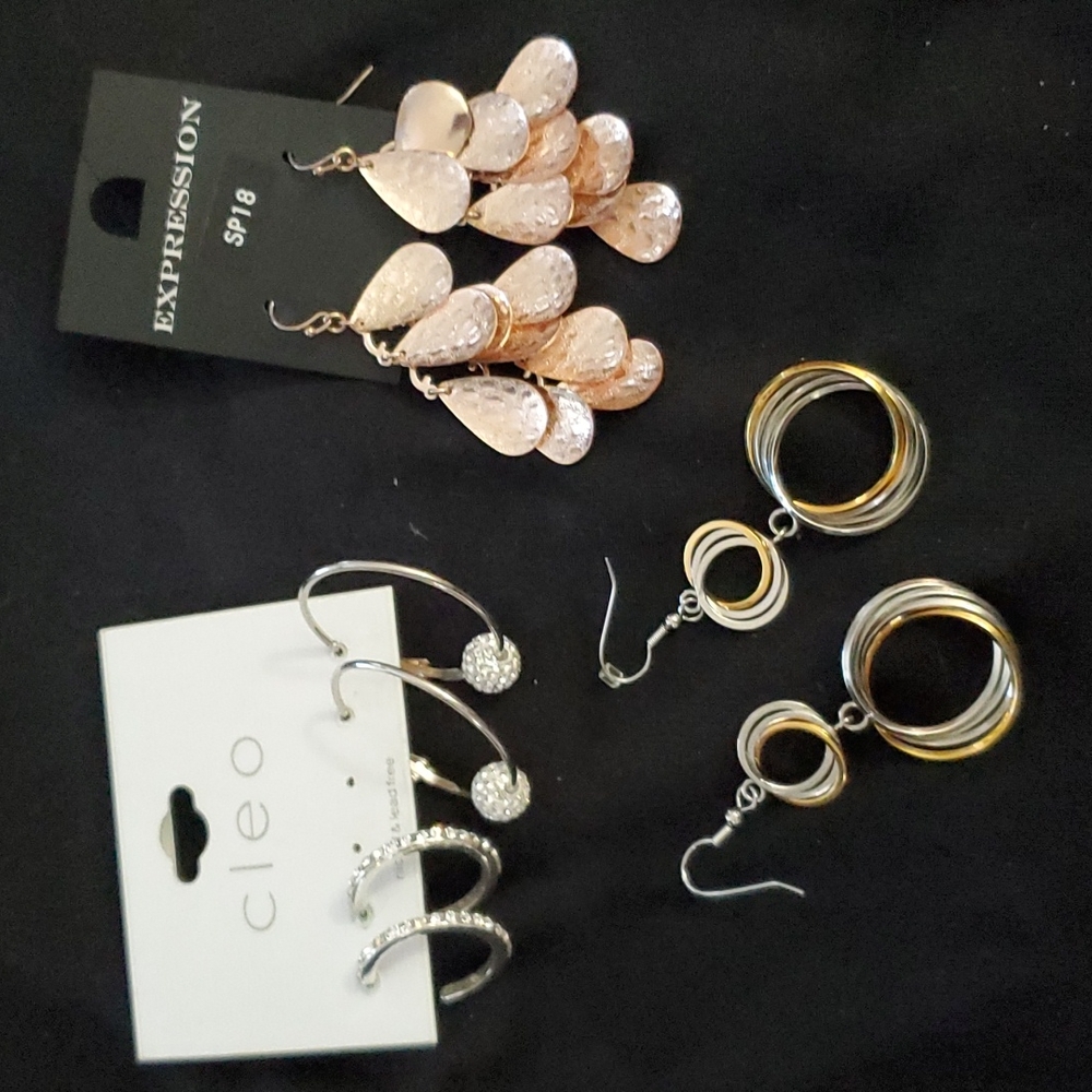 3 Sets of Earings